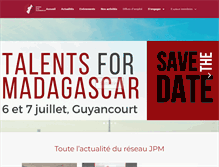 Tablet Screenshot of juniors-pour-madagascar.com